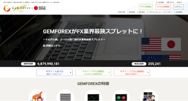 GemForex公式サイト