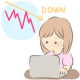 損切りできな女性