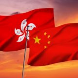 香港と中国の国旗