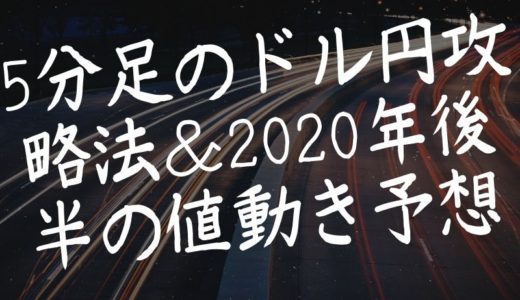 5分足のドル円攻略法＆2020年後半の値動き予想