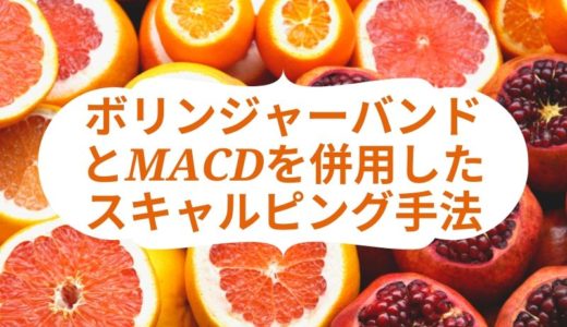 ボリンジャーバンドとMACDを併用したスキャルピング手法を紹介