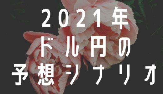 2021年ドル円の予想シナリオを3つ立ててみた