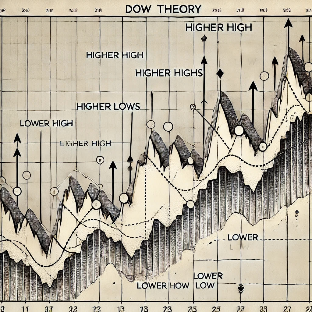 ダウ理論とは?FXで役立つ波形の書き方を徹底解説! ダウ理論