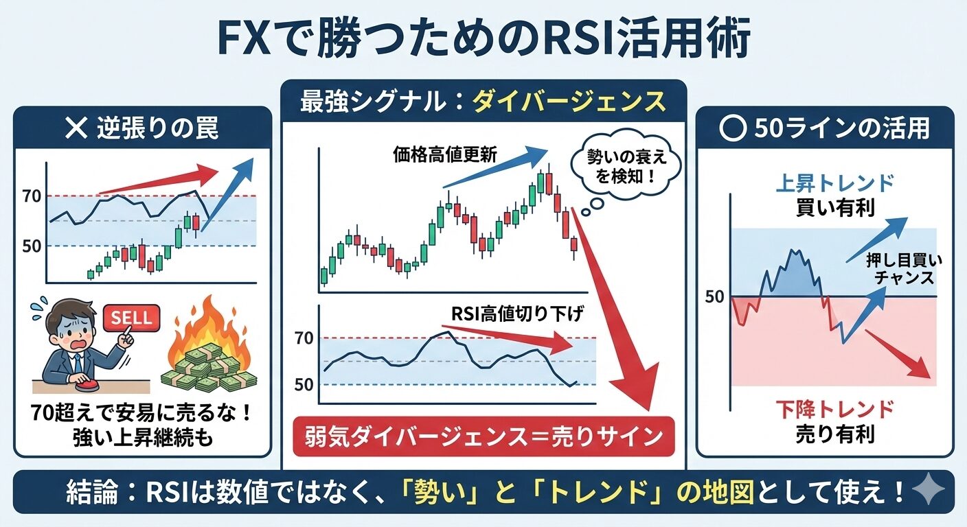 FXで勝つためのRSI活用術