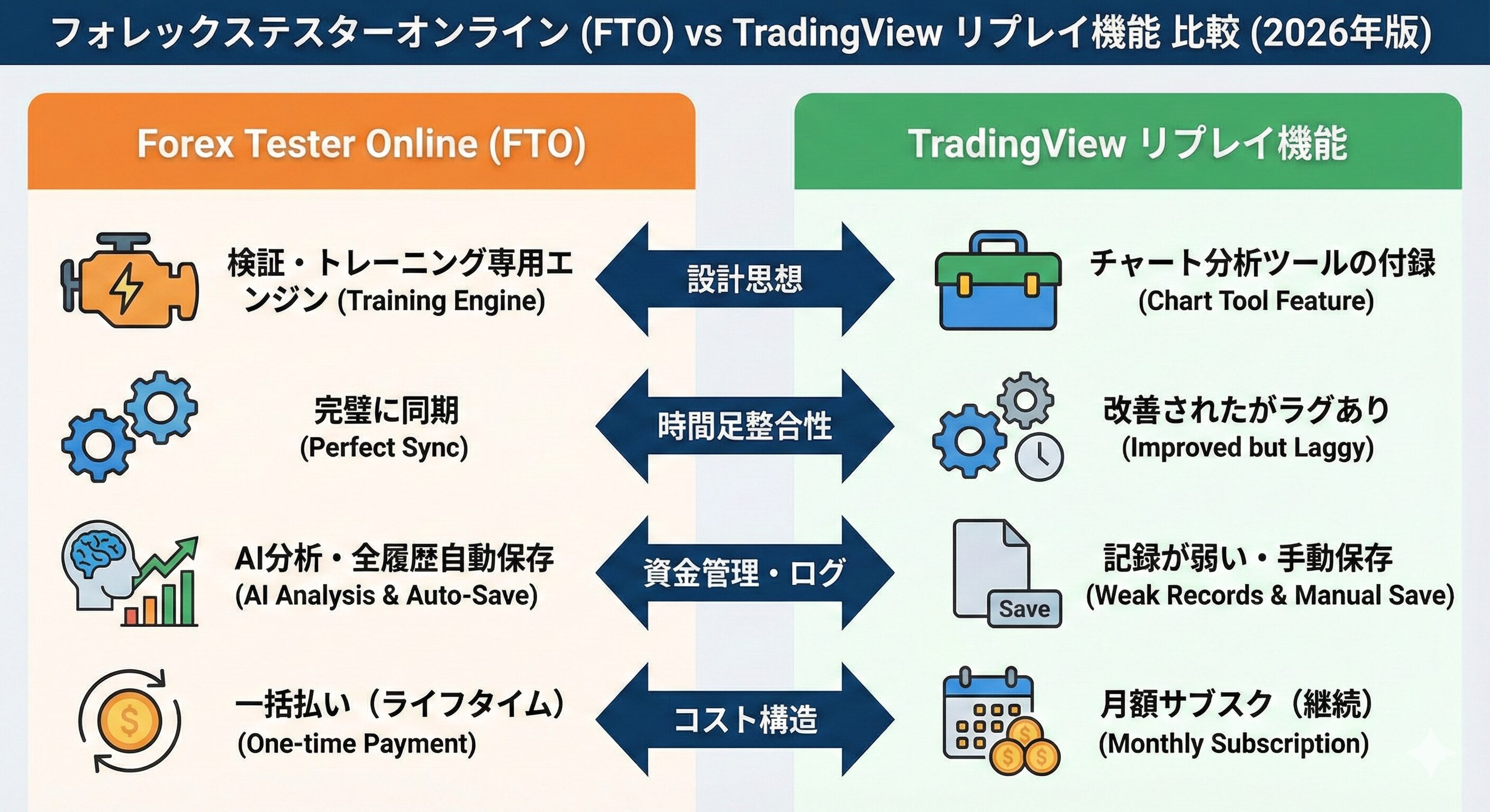 【もう戻れない】フォレックステスターオンラインを本音レビュー|TradingViewリプレイと徹底比較 フォレックステスターオンラインとTradingViewリプレイ機能を比較解説説明