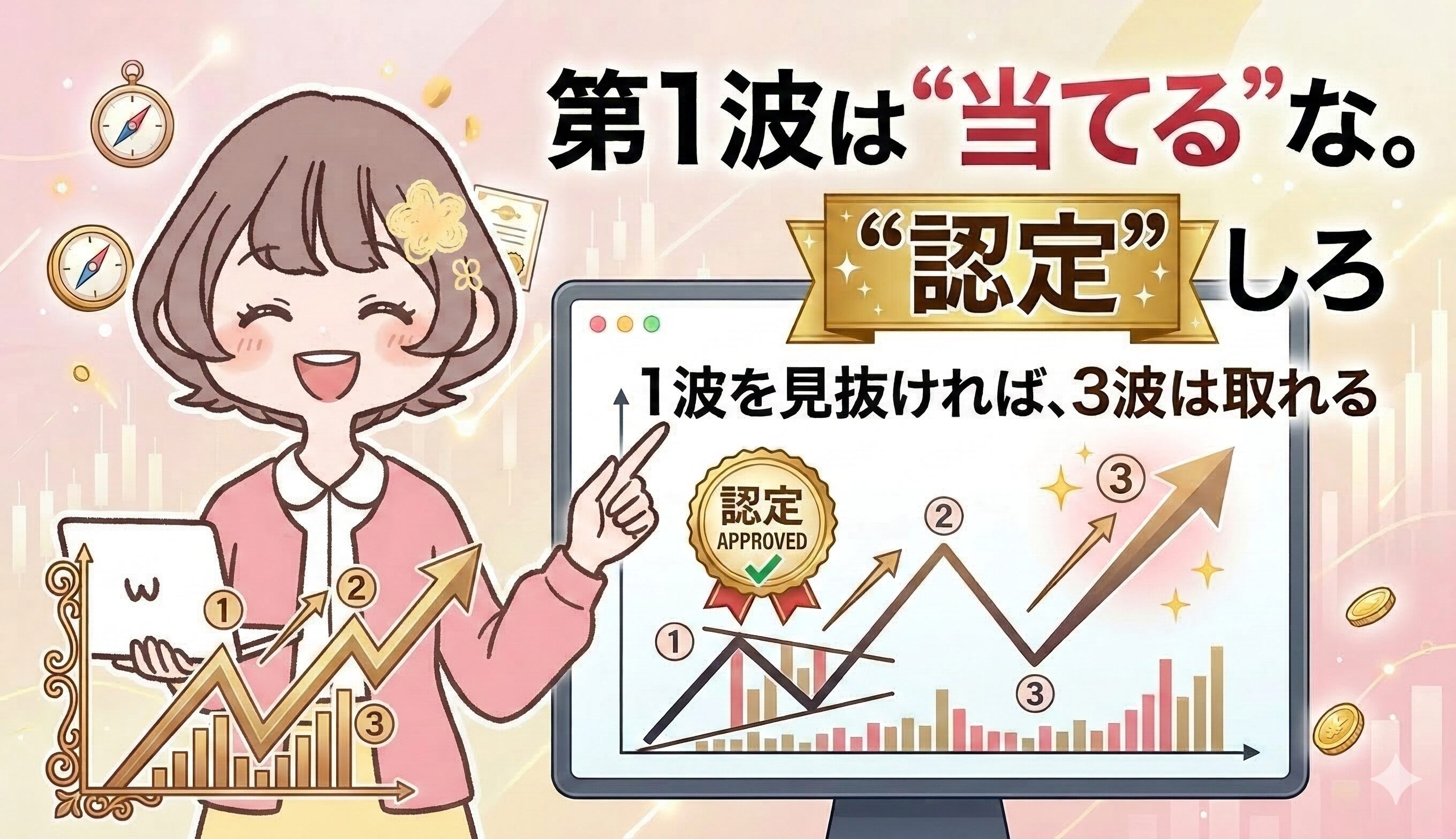 第1波は“当てる”な。“認定”しろ　1波を見抜ければ、3波は取れる