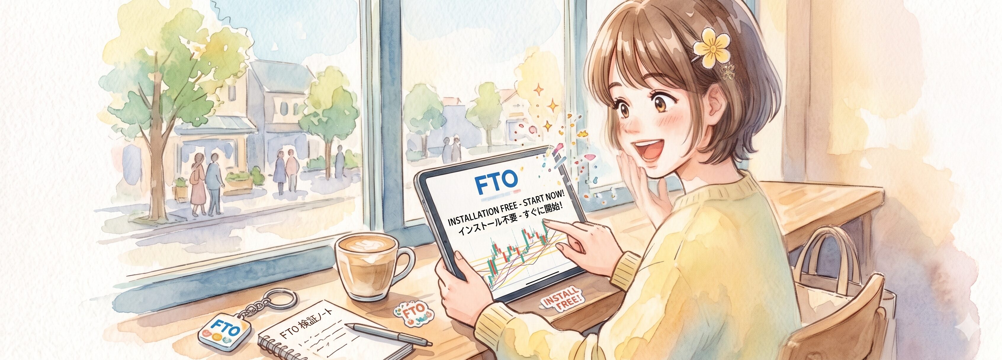 インストール不要ですぐにFTOで検証を始められて喜んでいるところ