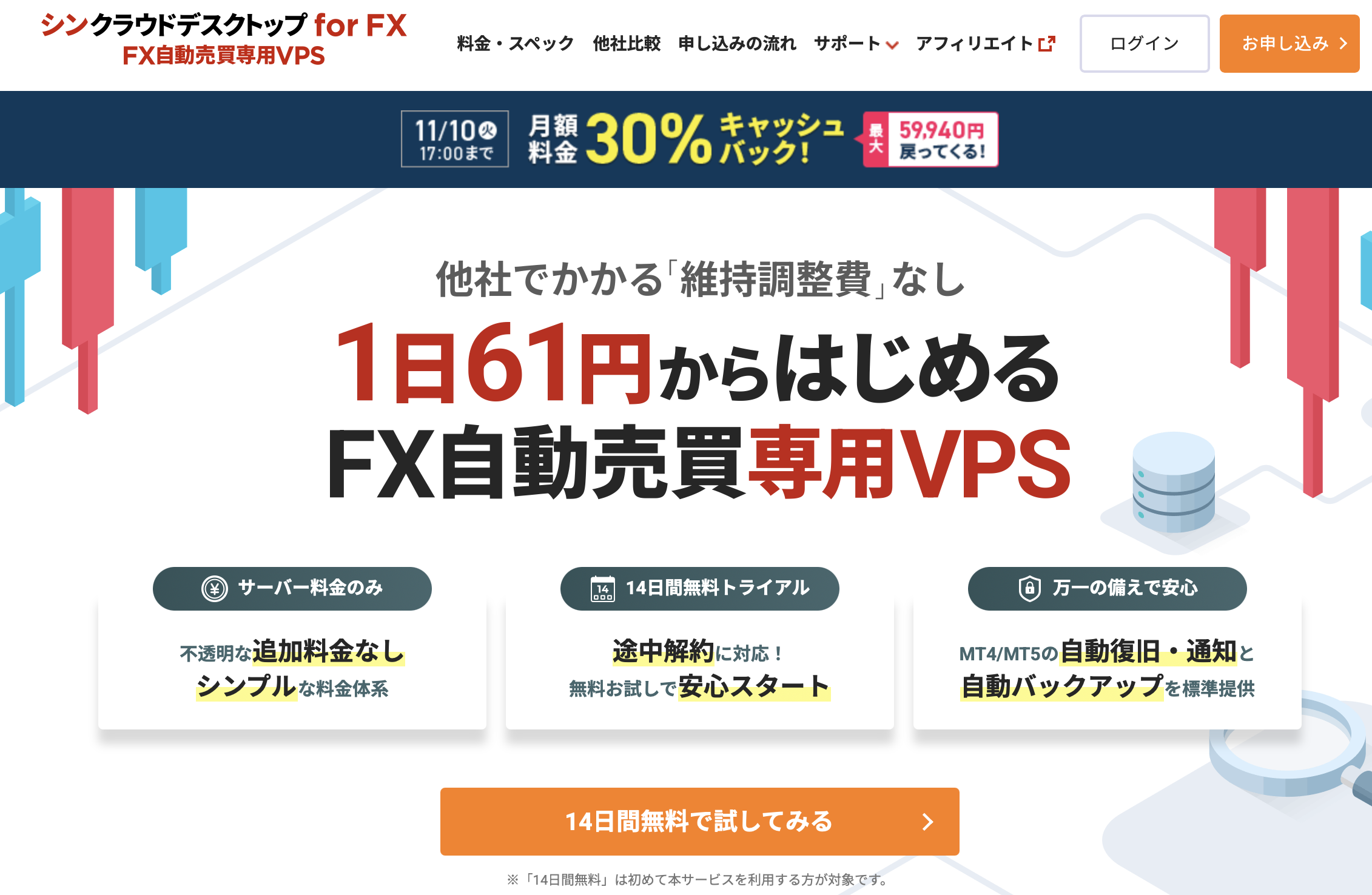 シンクラウドデスクトップ for FX公式サイト